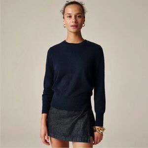 J.Crew 100% Cashmere Sweater Navy Blue